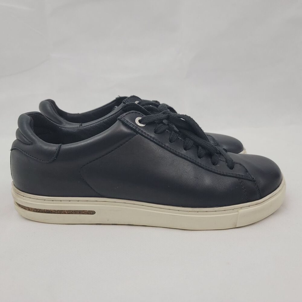 BIRKENSTOCK Womens Shoes Sz 10-10.5 41L Bend Low BLACK Leather Sneaker NO INSOLE